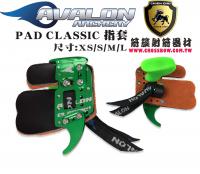 AVALON PAD CLASSIC 真皮雙層指套(可調整)-綠色