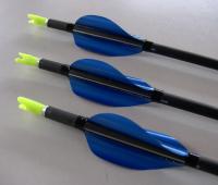 低磅數 客制化蠻牛碳纖箭成品 (含反曲弓捲羽片)